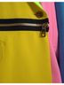Dolce & Gabbana Basic 100% Synthetic Solid Multi Color Multicolor Patchwork Peak Lapel Coat Women's Jacket Size S - photo 2