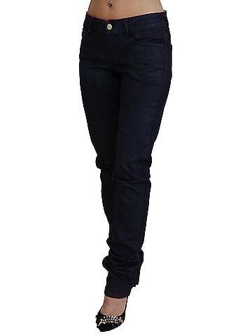 Roberto Cavalli Black Low Waist Slim Fit Women Casual Denim Women's Jeans (view 2)