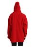 Dolce & Gabbana Basic 100% Synthetic Solid Red Red Polyester Hooded Button Rain Coat Women's Jacket Size S - photo 5