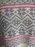 Vineyard Vines Fair Isle White Pink Blue Pullover Sweater Size L - photo 6