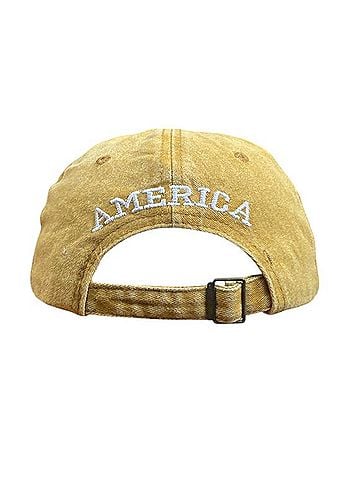 American Vintage American Flag Baseball Dad Hat (view 2)