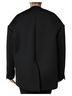 Dolce & Gabbana Basic 100% Silk Solid Black Black Polyester Double Breasted Coat Women's Jacket Size L - photo 3