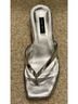 Nine West Silver Sandals Size 7 - photo 6