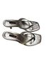 Nine West Silver Sandals Size 7 - photo 4