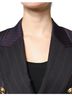 Dolce & Gabbana Basic 100% Wool Solid Multi Color Multicolor Stripes Wool Cropped Blazer Coat Women's Jacket Size S - photo 4