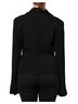 Dolce & Gabbana Basic 100% Rayon Solid Black Black Viscose Single Breasted Blazer Women's Jacket Size XL - photo 3