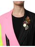 Dolce & Gabbana Basic 100% Cotton Solid Multi Color Multicolor Patchwork Embellished Coat Women's Jacket Size XS - photo 3