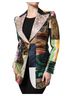 Dolce & Gabbana Basic 100% Silk Solid Multi Color Multicolor Floral Patchwork Jacquard Women's Jacket Size M - photo 2