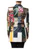 Dolce & Gabbana Basic 100% Silk Solid Multi Color Multicolor Floral Patchwork Jacquard Women's Jacket Size M - photo 3