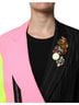 Dolce & Gabbana Basic 100% Cotton Solid Multi Color Multicolor Patchwork Embellished Coat Women's Jacket Size L - photo 3