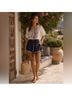 Chufy 100% Cotton Blue Red Shorts Size L - photo 4