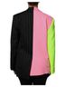 Dolce & Gabbana Basic 100% Cotton Solid Multi Color Multicolor Patchwork Embellished Coat Women's Jacket Size XXS - photo 2