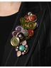 Dolce & Gabbana Basic 100% Cotton Solid Multi Color Multicolor Patchwork Embellished Coat Women's Jacket Size XXS - photo 4