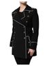 Dolce & Gabbana Basic 100% Nylon Solid Black Black Wool Double Breasted Blazer Women's Jacket Size M - photo 2
