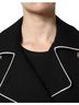 Dolce & Gabbana Basic 100% Nylon Solid Black Black Wool Double Breasted Blazer Women's Jacket Size M - photo 5