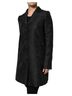 Dolce & Gabbana Basic 100% Nylon Solid Black Black Single Breasted Trench Coat Women's Jacket Size S - photo 2