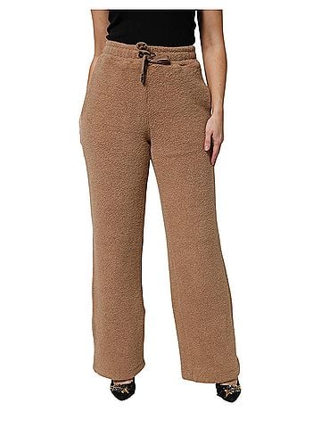 Dolce & Gabbana Basic Brown Logo Plaque SweatWomen's Straight Women's Pants (view 1)