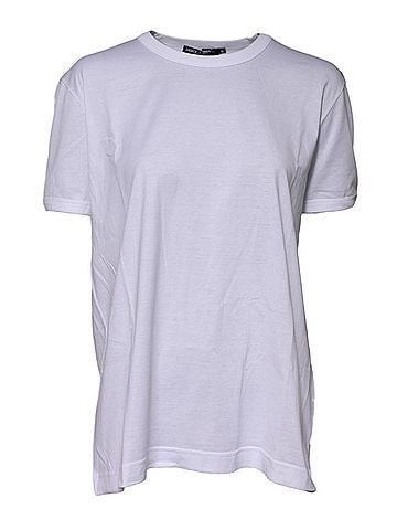 Dolce & Gabbana Basic White Cotton Goodluck 2022 Crew Neck Women's T-shirt (view 1)