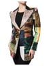 Dolce & Gabbana Basic 100% Silk Solid Multi Color Multicolor Floral Patchwork Jacquard Women's Jacket Size L - photo 2
