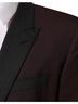 Dolce & Gabbana Basic 100% Wool Solid Red Maroon Wool 2 Buttons Suit Jacket Women's Blazer Size XL - photo 5