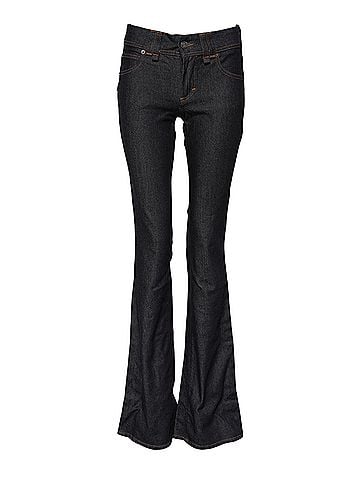 John Galliano Blue Mid Waist Cotton Wide Leg Denim Women's Jeans (view 1)