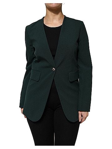 Maison Margiela Green Single Breasted One Button Coat Women's Jacket (view 1)
