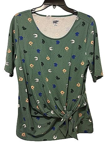 Lands' End Short Sleeve Blouse (view 1)