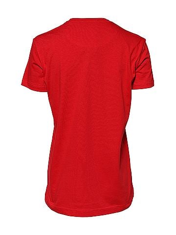 Dolce & Gabbana Basic Red Crew Neck Short Sleeve Casual Tee Women's T-shirt (view 2)