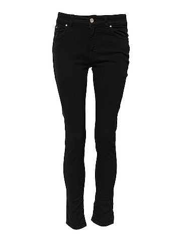 Dolce & Gabbana Basic Black Cotton Skinny Mid Waist Denim Women's Jeans (view 1)