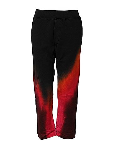 Dsquared2 Black Red Cotton Straight Fit Jogger Women's Pants (view 1)