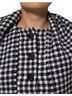 Dolce & Gabbana Basic 100% Wool Solid Black Multicolor Wool Monochrome Patterned Women's Jacket Size XS - photo 4