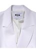 MSGM 100% Rayon Solid White White Polyester Long Sleeves Ruffled Wrap Women's Jacket Size XL - photo 5