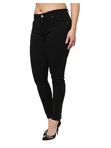 Dolce & Gabbana Basic Black Cotton Mid Waist Denim Women's Jeans (view 2)