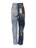 Dolce & Gabbana Basic 100% Silk Solid Multi Color Multicolor Patchwork Tapered Denim Women's Jeans Size XS - photo 2