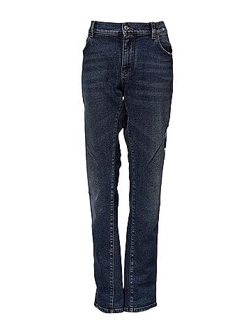 Dolce & Gabbana Basic Blue Cotton Mid Waisted Straight Denim Women's Jeans (view 1)
