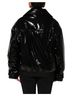 Dolce & Gabbana Basic 100% Synthetic Solid Black Black Polyester Quilted Puffer Coat Women's Jacket Size S - photo 3