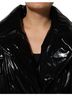 Dolce & Gabbana Basic 100% Synthetic Solid Black Black Polyester Quilted Puffer Coat Women's Jacket Size S - photo 4