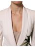 Dolce & Gabbana Basic 100% Wool Solid Tan Beige Embroidered Single Breasted Women's Jacket Size XXS - photo 4
