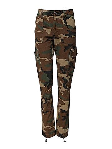 Dolce & Gabbana Basic Multicolor Camouflage Cargo Women's Pants (view 1)
