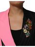 Dolce & Gabbana Basic 100% Cotton Solid Multi Color Multicolor Patchwork Embellished Coat Women's Jacket Size S - photo 4