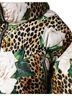 Dolce & Gabbana Basic 100% Synthetic Solid Multi Color Multicolor Leopard Rose Puffer Quilted Women's Jacket Size S - photo 5