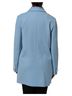 Dolce & Gabbana Basic 100% Other Solid Blue Blue Buttoned Down Trench Coat Women's Jacket Size XXS - photo 3