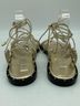 Schutz 100% Leather Solid Gold Sandals Size 9 1/2 - photo 4