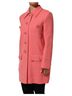 Dolce & Gabbana Basic 100% Wool Solid Pink Pink Buttoned Down Trench Coat Women's Jacket Size XS - photo 2