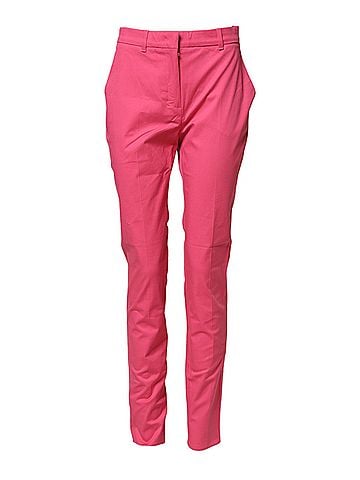 Max Mara Pink Skinny High Waist Chino Trouser Women's Pants (view 1)