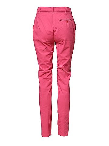 Max Mara Pink Skinny High Waist Chino Trouser Women's Pants (view 2)