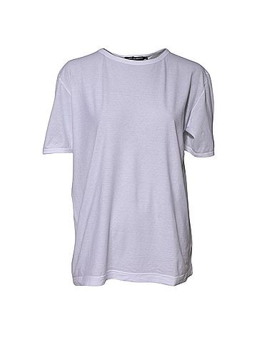 Dolce & Gabbana Basic White Cotton Crew Neck Short Sleeves Women's T-shirt (view 1)