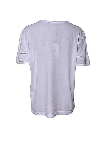 Dolce & Gabbana Basic White Cotton Crew Neck Short Sleeves Women's T-shirt (view 2)