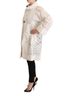 Ermanno Scervino 100% Synthetic Solid White Button Down White Long Sleeve Polyester Women's Jacket Size S - photo 2