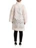 Ermanno Scervino 100% Synthetic Solid White Button Down White Long Sleeve Polyester Women's Jacket Size S - photo 3